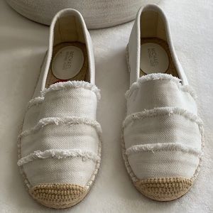 MICHAEL KORS Kendrick slip on fabric espadrille